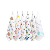 (店+)【ABBY SHOP】六層紗布巾(嬰兒紗布巾 紗布毛巾 兒童手帕 兒童毛巾 紗布巾 口水巾 洗臉巾 小毛巾 小方巾 手帕 毛巾 方巾)