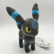 【最新爆款】16cm 小號 異色月伊布  站姿 戰鬥形態 伊貝 依貝 依布 毛絨公仔公仔 玩偶 人偶 模型公仔 擺件