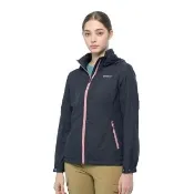 【Wildland 荒野】女 輕量天鵝絨防風保暖外套《黑》0B02941/連帽薄外套/防風外套