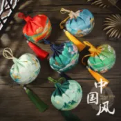 新款香包香囊空袋 古風高檔車掛荷包 刺繡香袋隨身驅蚊空袋