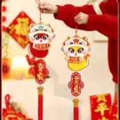 新年生肖小掛件2025蛇年春節喜慶裝飾品掛飾過年客廳場景布置【步行者戶外生活館】
