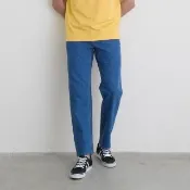 【GIORDANO 佐丹奴】男裝彈力中腰牛仔長褲(62 中藍)