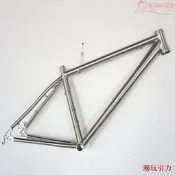 【24小時發貨】好康鈦合金車架寶鈦產26/27.5鈦合金車架登山車架 公路Titanium fr