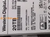｜人氣競標｜「手慢無」｜Western Digital 20TB企硬，型WD