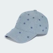 (店+)【adidas 愛迪達】ADIDAS 帽子 KSENIASCHNAIDER 牛仔藍 棒球帽 老帽 IX7453