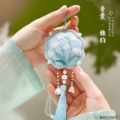 買傢優選平安符手工刺繡diy材料包簡單製作珠繡香囊香包漢服掛件創意禮物