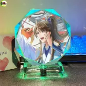 潮玩💦一念永恆周邊 動漫周邊 平價二次元小禮物 一念永恆周邊白小純發光水晶立牌鐵蛋七彩小夜燈桌面擺件送朋友 學生禮物