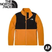 【The North Face 男 TKA200 ZIP-IN可套式刷毛保暖外套 AP《黑橘》】4NA3/立領外套