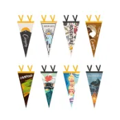 【露營趣】新店桃園 DS-459 三角旗幟 三角營地旗 氣氛旗 掛旗 裝飾 場景布置 美學 露營 野營