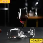 水晶玻璃香檳小紅酒杯 家用高腳杯 歐式葡萄酒杯 大號單個紅酒杯 高腳杯 香檳杯 歐式奢華高檔水晶紅酒杯子家用勃艮第高腳杯