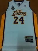 (售出) NBA球衣 100%全新 湖人 KOBE 拉丁之夜(有拉丁標) 白 青年版 YXL