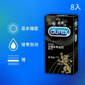 屈臣氏Watsons 杜蕾斯熱愛裝衛生套8片裝 王者型