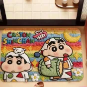 (店+)卡通浴室硅藻泥吸水速幹墊衛生間門口防滑耐磨腳墊家用可愛耐髒墊