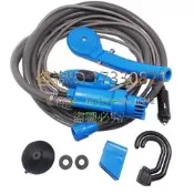 {禹創} 汽車車載12V 電動沖水器戶外淋浴器行動淋浴器 淋浴器 洗澡器 可擕式 海邊 溪邊 戶外用蓮蓬頭露營配備