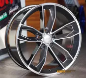 【田中輪胎館】2018新款  類AUDI 原廠樣式 20吋 鋁圈 5X112  9J  ET33 灰車面
