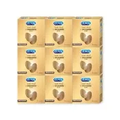 【Durex 杜蕾斯】真觸感裝衛生套9盒(共27入 保險套/衛生套/安全套/避孕套/避孕/大尺寸)