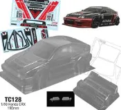 【萬板】Team C TC128 HONDA CRX 1/10 房車用190mm透明車殼組