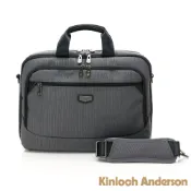 【Kinloch Anderson】Ternence 商務休閒雙層公事包-鐵灰