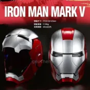 【台灣出貨】新版2.0 鋼鐵人賈維斯 MK5頭盔   AutoKing 1/1鋼鐵俠 Jarvis  變形 聲控 遙控