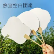 臺灣熱賣🔥加厚加大團扇空白扇子DIY手工藝術材料手繪國畵書法古風空白漆扇 古典扇子 團扇 空白扇 畫畫扇 團扇 宮廷扇