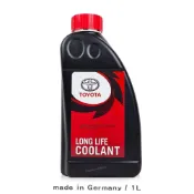 (店+)【TOYOTA 豐田】TOYOTA 豐田 原廠水箱精 100% 濃縮 (1L/紅色/長效配方/德國製/防鏽抗凍/冷卻液/LLC/水箱保養)