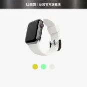 [U] Apple Watch 42/44/45/46/49mm 舒適矽膠錶帶 (綠/白/黃)
