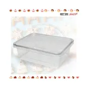 (店+)【嚴選SHOP】 5入 650cc PET 餅乾盒 保鮮盒 透明盒 塑膠盒 外帶盒 包裝盒  S012