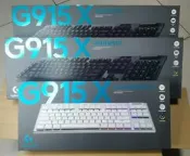 羅技G915X無線游戲機械鍵盤矮軸查軸G915可靠的無線性能完全充電可玩36