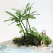 【微景觀】漫悠島 白沙岸 - 渡假/海灘風情/室內植物/生日禮物