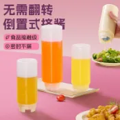 【清倉撿漏】沙拉醬擠醬瓶可倒立蠔油倒置擠壓瓶食品級商用尖嘴番茄醬蜂蜜果醬9JF