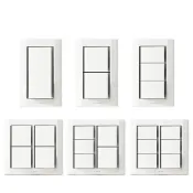 (店+)【Panasonic 國際牌】松下星光系列開關插座 1~6開 大面板 螢光開關 輕鬆按壓  110V/220V
