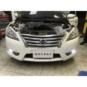 [[娜娜汽車]]日產 B17 Super Sentra 專用 LED日行燈霧燈罩總成 野馬款 3色（Ｂ款）