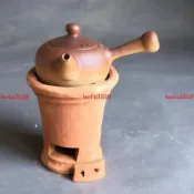 熱銷款~紅泥碳爐燒炭爐紅泥風爐小火爐木炭橄欖泡茶煮茶器家用燒水煮茶爐 26/4