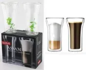 ★訂製★ Bodum 原廠彩盒 Bodum Assam 400ml 雙層 玻璃杯  漂浮杯X2個 3.5oz 可隔熱防燙