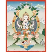 高品質觀音菩薩唐卡藝術