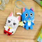 日本正版 FAIRY TAIL 魔導少年 妖精的尾巴 吊飾 鑰匙圈 ( 哈比 夏露露 ) 娃娃吊飾 玩偶 禮物 生日禮物
