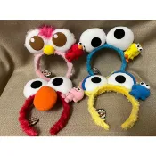 ＊謝啦二手書＊ 日本 環球影城 芝麻街 ELMO 髮箍 二手