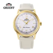 ORIENT 東方錶 Quartz Classic 系列 太陽能經典腕錶 皮帶款 白色 RA-WK0001S
