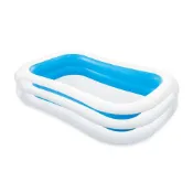 (店+)【INTEX】長方型藍色透明游泳池262x175X56cm_770L 56483N