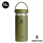 Hydro Flask 16oz/473ml 寬口 提環 保溫瓶 棕櫚綠