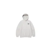 (店+)【The North Face】NM5PN90B 北面 Logo印花純色抽繩連帽長袖帽T 男款 灰色