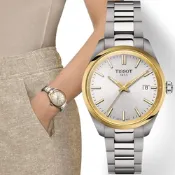 TISSOT 天梭 官方授權 PR100 簡約時尚女錶 周年慶好禮 送禮首選-34mm T1502102103100