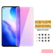 OPPO抗藍光透明滿版玻璃貼 保護貼適用Reno16 Reno15 Reno14 F A6x A6s A5 Pro 5G