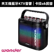 【WONDER 旺德】天王機藍牙KTV音響WS-T025U 行動卡拉OK 戶外音響、露營派對首選 高音質大功率 手提音箱
