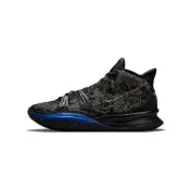 (店+)【NIKE 耐吉】CQ9327-007 Nike Kyrie 7 EP 圓頭舒適 減震防滑耐磨包裹性 中幫 實戰籃球鞋 男女同款 黑藍 國內版 nike男鞋 男運動鞋 nike女鞋 運動鞋女 休閒鞋