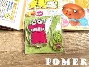 ☆POMER☆日本授權台灣 絕版正品 蠟筆小新 野原新之助 巧克比 桃紅 鱷魚山先生 鱷魚阿山 巧克力餅乾 壓克力 立牌