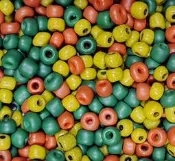 【翰翰手作材料】古色珠 原住民珠 陶瓷珠  古珠 瓷珠 單色 / 混色 2mm 3mm 4mm 小包35公克裝