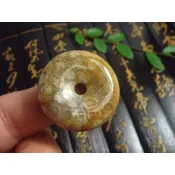 ◎臻品閣◎ 天然~珊瑚玉 菊花玉 平安扣 玉墬 精品珊瑚玉 S22
