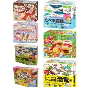 現貨 日本知育菓子 明治親子DIY 手做食玩 恐龍 海洋動物圖鑑 冰淇淋 漢堡薯條 巧克力鍋 蘑菇山 阿波羅 海豚調色盤
