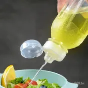 臺灣出貨⚡尖嘴擠壓瓶食品級PP5調料瓶廚房專用爆款耐高溫防漏油尖叫油壺 KV1T